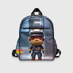 Детский рюкзак Кроха капибара - киберпанк - нейросеть, цвет: 3D-принт