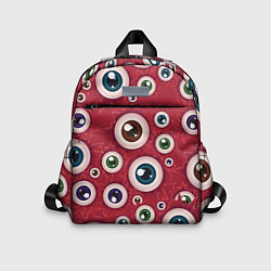 Детский рюкзак Множество жутких глаз, цвет: 3D-принт