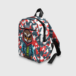 Детский рюкзак Совенок в капюшоне, цвет: 3D-принт — фото 2