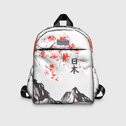 Детский рюкзак Цветущая сакура и солнце - Япония, цвет: 3D-принт