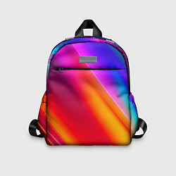 Детский рюкзак Неоновая радуга, цвет: 3D-принт