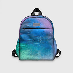 Детский рюкзак Пудра и голубые краски, цвет: 3D-принт