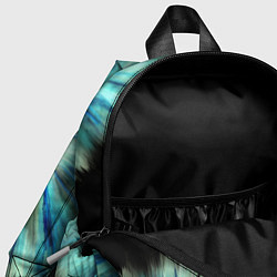 Детский рюкзак Тай-дай бирюзовый круг, цвет: 3D-принт — фото 2