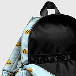 Детский рюкзак Паттерн облака и пчелы, цвет: 3D-принт — фото 2