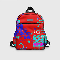 Детский рюкзак Смайлы для настроения, цвет: 3D-принт
