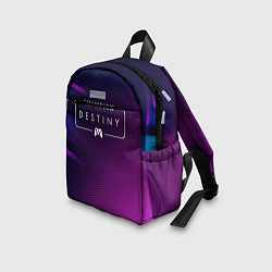 Детский рюкзак Destiny gaming champion: рамка с лого и джойстиком, цвет: 3D-принт — фото 2