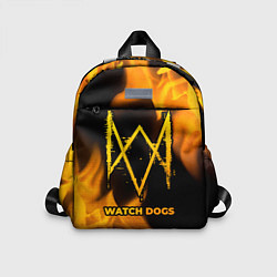 Детский рюкзак Watch Dogs - gold gradient, цвет: 3D-принт