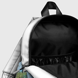 Детский рюкзак Енот и кувшинки, цвет: 3D-принт — фото 2