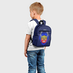 Детский рюкзак Неоновый японский дракон, цвет: 3D-принт — фото 2