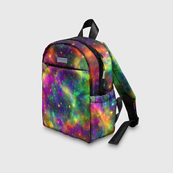Детский рюкзак Яркий неоновый космос, цвет: 3D-принт — фото 2
