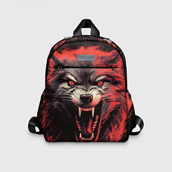 Детский рюкзак Злой волк, цвет: 3D-принт