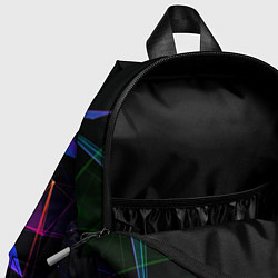 Детский рюкзак Midjourney - Цветные осколки реальности, цвет: 3D-принт — фото 2