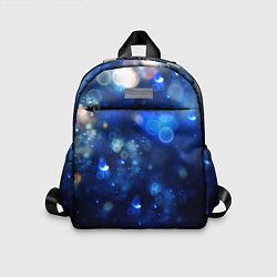 Детский рюкзак Неоновые водные блики, цвет: 3D-принт