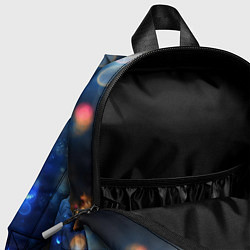 Детский рюкзак Неоновые водные блики, цвет: 3D-принт — фото 2