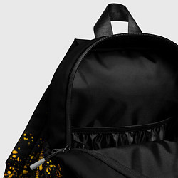 Детский рюкзак Assassins Creed - gold gradient: символ сверху, цвет: 3D-принт — фото 2
