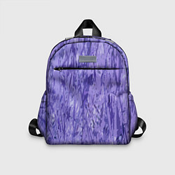Детский рюкзак Абстракция сиреневый, цвет: 3D-принт