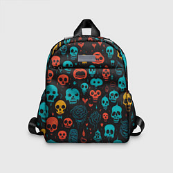 Детский рюкзак Skull party, цвет: 3D-принт