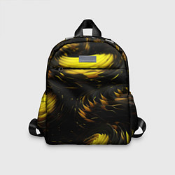 Детский рюкзак Gold black, цвет: 3D-принт