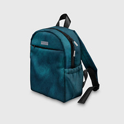 Детский рюкзак Синие туманные камешки, цвет: 3D-принт — фото 2