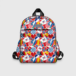 Детский рюкзак Флаги стран мира, цвет: 3D-принт