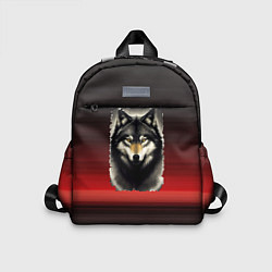Детский рюкзак Волк одиночка, цвет: 3D-принт