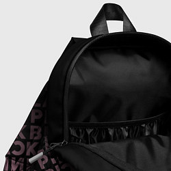 Детский рюкзак Блэкпинк - сердце, цвет: 3D-принт — фото 2