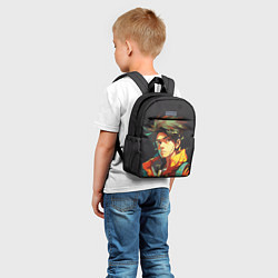 Детский рюкзак Аниме в живописи, цвет: 3D-принт — фото 2