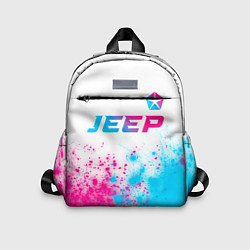 Детский рюкзак Jeep neon gradient style: символ сверху