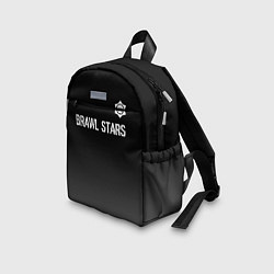 Детский рюкзак Brawl Stars glitch на темном фоне: символ сверху, цвет: 3D-принт — фото 2