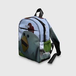 Детский рюкзак Chicken Gun курица в лесу, цвет: 3D-принт — фото 2