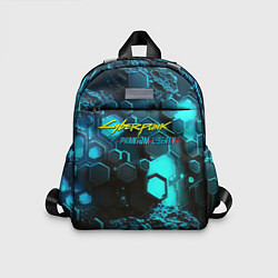 Детский рюкзак Cyberpunk 2077 phantom liberty blue abstract