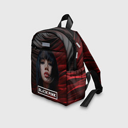 Детский рюкзак Blackpink red and black, цвет: 3D-принт — фото 2