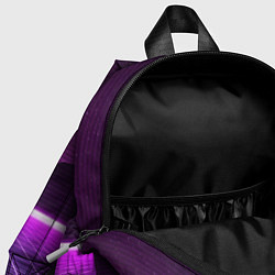 Детский рюкзак Неоновые звёздные горы, цвет: 3D-принт — фото 2