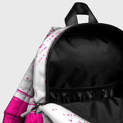 Детский рюкзак Blue Exorcist neon gradient style: символ сверху, цвет: 3D-принт — фото 2