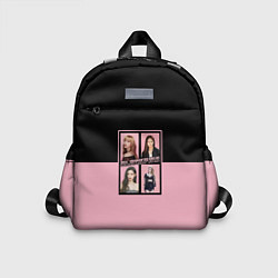 Детский рюкзак Черно-розовые K-pop группа, цвет: 3D-принт