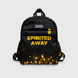 Детский рюкзак Spirited Away - gold gradient: символ сверху, цвет: 3D-принт