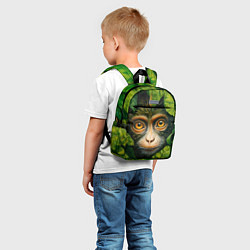 Детский рюкзак Обезьянка в джунгли, цвет: 3D-принт — фото 2