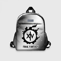 Детский рюкзак Final Fantasy glitch на светлом фоне