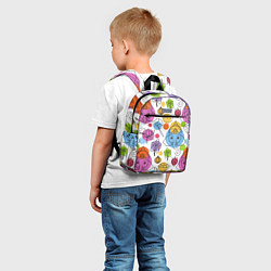 Детский рюкзак Индийские слоники, цвет: 3D-принт — фото 2