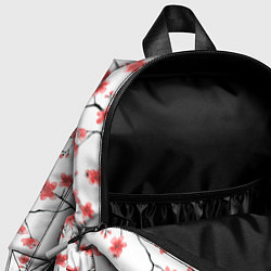 Детский рюкзак Акварельные цветы сакуры паттерн, цвет: 3D-принт — фото 2