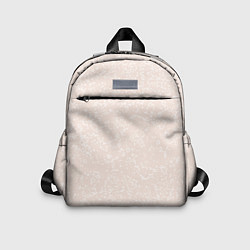 Детский рюкзак Текстура светло-бежевый, цвет: 3D-принт