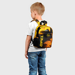 Детский рюкзак Opel - gold gradient: надпись, символ, цвет: 3D-принт — фото 2