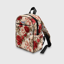 Детский рюкзак Розы паттерн, цвет: 3D-принт — фото 2