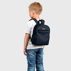 Детский рюкзак Абстракция тёмно-синий ажурный, цвет: 3D-принт — фото 2