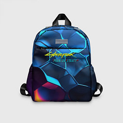 Детский рюкзак Cyberpunk 2077 neon style, цвет: 3D-принт
