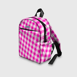 Детский рюкзак Розовая клетка Барби, цвет: 3D-принт — фото 2
