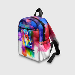 Детский рюкзак Акварельный пикачу - живопись, цвет: 3D-принт — фото 2
