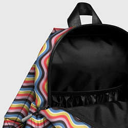 Детский рюкзак В полоску, цвет: 3D-принт — фото 2
