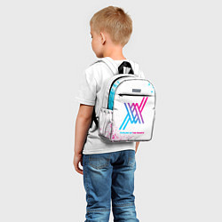 Детский рюкзак Darling in the FranXX neon gradient style, цвет: 3D-принт — фото 2
