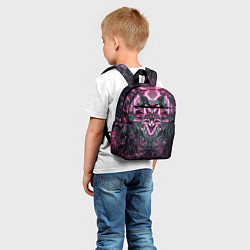 Детский рюкзак Розовый лис в стиле арт, цвет: 3D-принт — фото 2